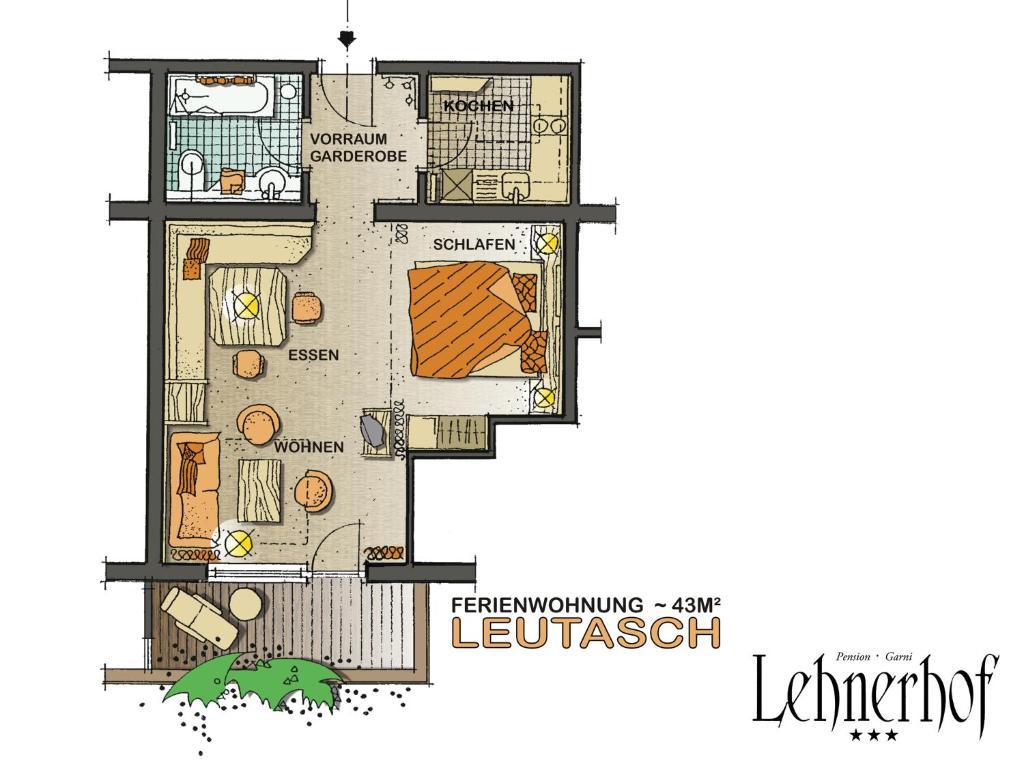 Pension Lehnerhof ลอยทัช ห้อง รูปภาพ